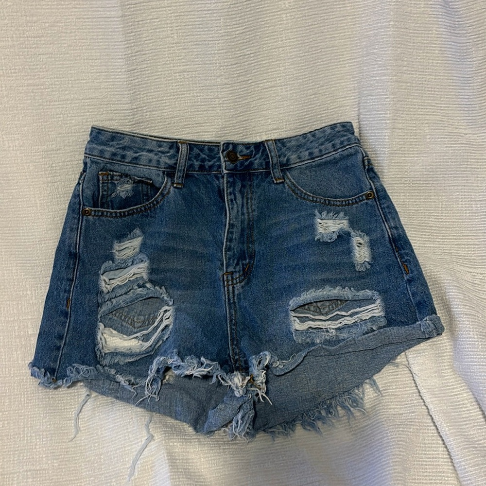 Windsor Fashion Denim High-Waisted Shorts